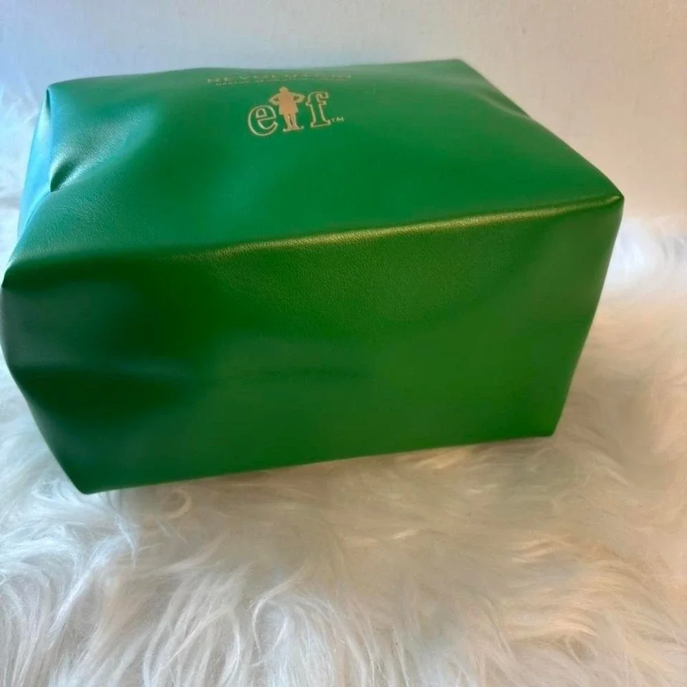 Revolution x Elf the Movie Son of‎ a Nutcracker Green Makeup Cosmetic Bag